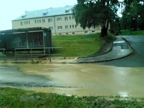 Přívalové deště 31.7.2016 v obci