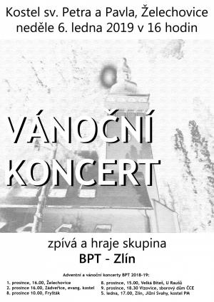 Vánoční koncert skupiny BPT 1