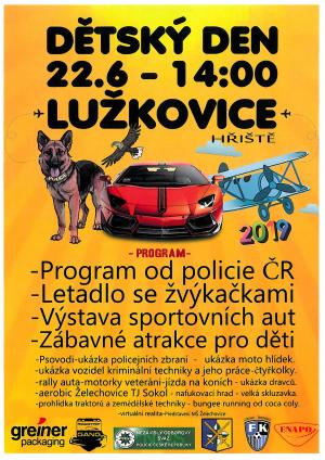 DĚTSKÝ DEN V LUŽKOVICÍCH