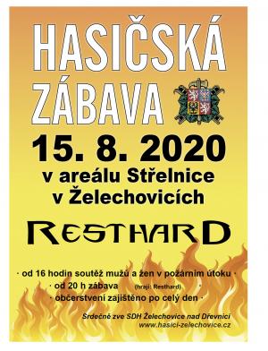 Hasičská zábava 15.8.2020