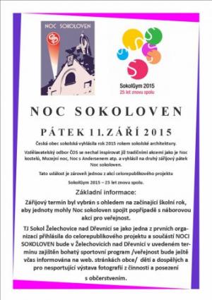 TJ Sokol Želechovice nad Dřevnicí - NOC SOKOLOVEN