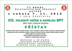 TJ Sokol Želechovice nad Dřevnicí - VII. folkový večer