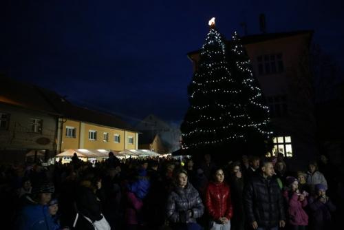Slavnostní rozsvícení vánočního stromu 2014 